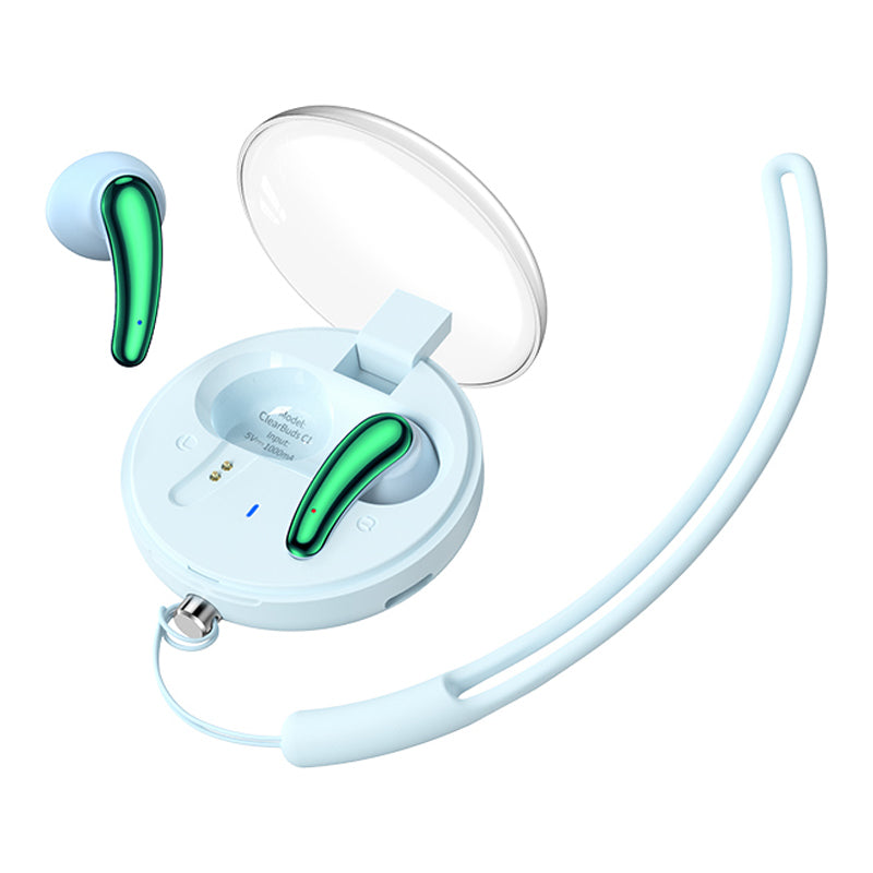 REMAX Clear Buds C1 Bluetooth 5.3 bezdrátová sluchátka Stereo zvuk ENC Redukce šumu TWS Sluchátko pro hudební volání REMAX Clear Buds C1 Bluetooth 5.3 bezdrátová sluchátka Stereo zvuk ENC Redukce šumu TWS Sluchátko pro hudební volání
